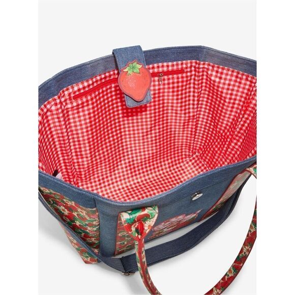 Strawberry Shortcake Denim Strawberries Tote Bag - Picture 5 of 5